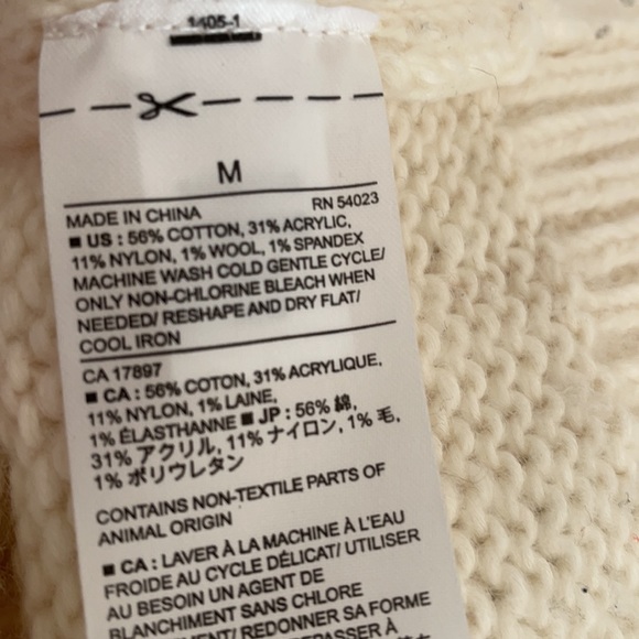 Banana Republic Fair Isle Sweater Knit M - Picture 5 of 5